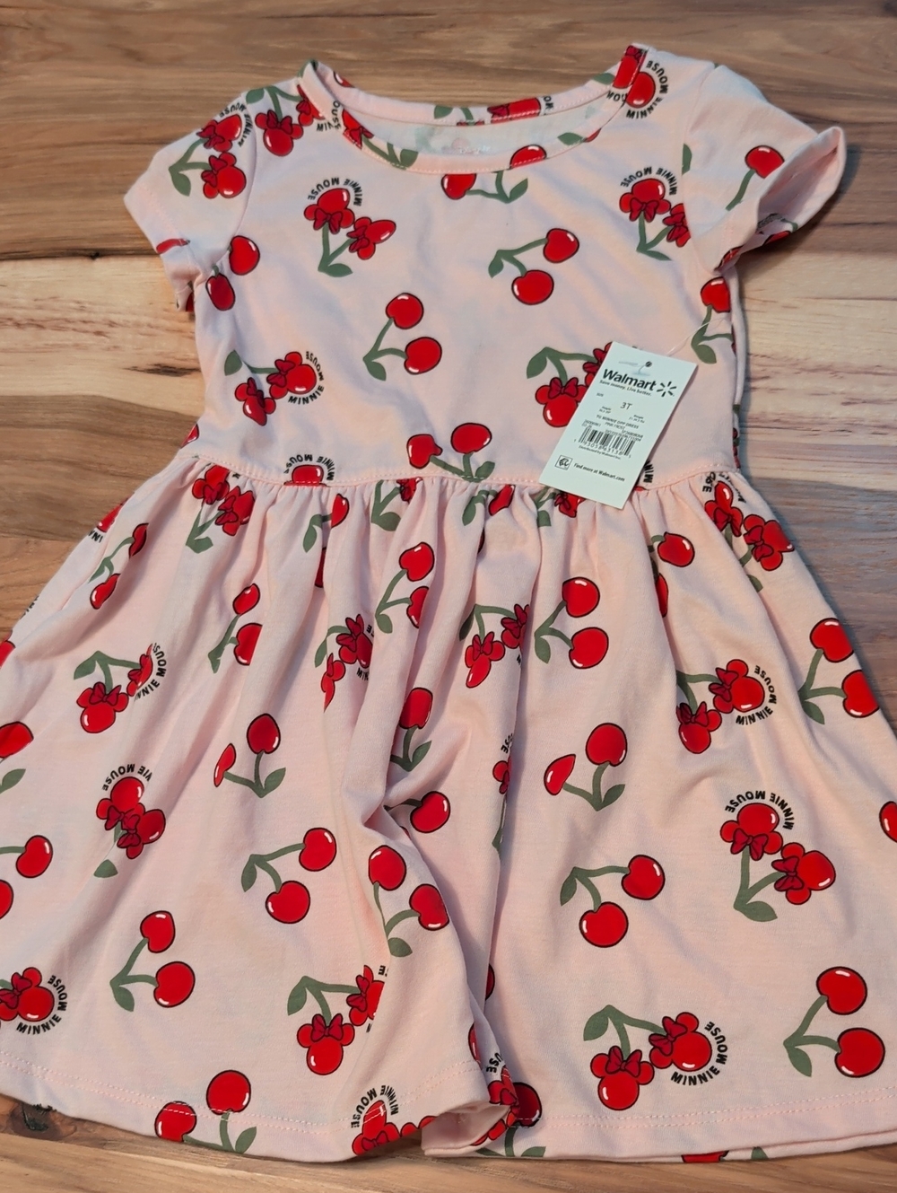 Disney Pink Cherry Print Dress